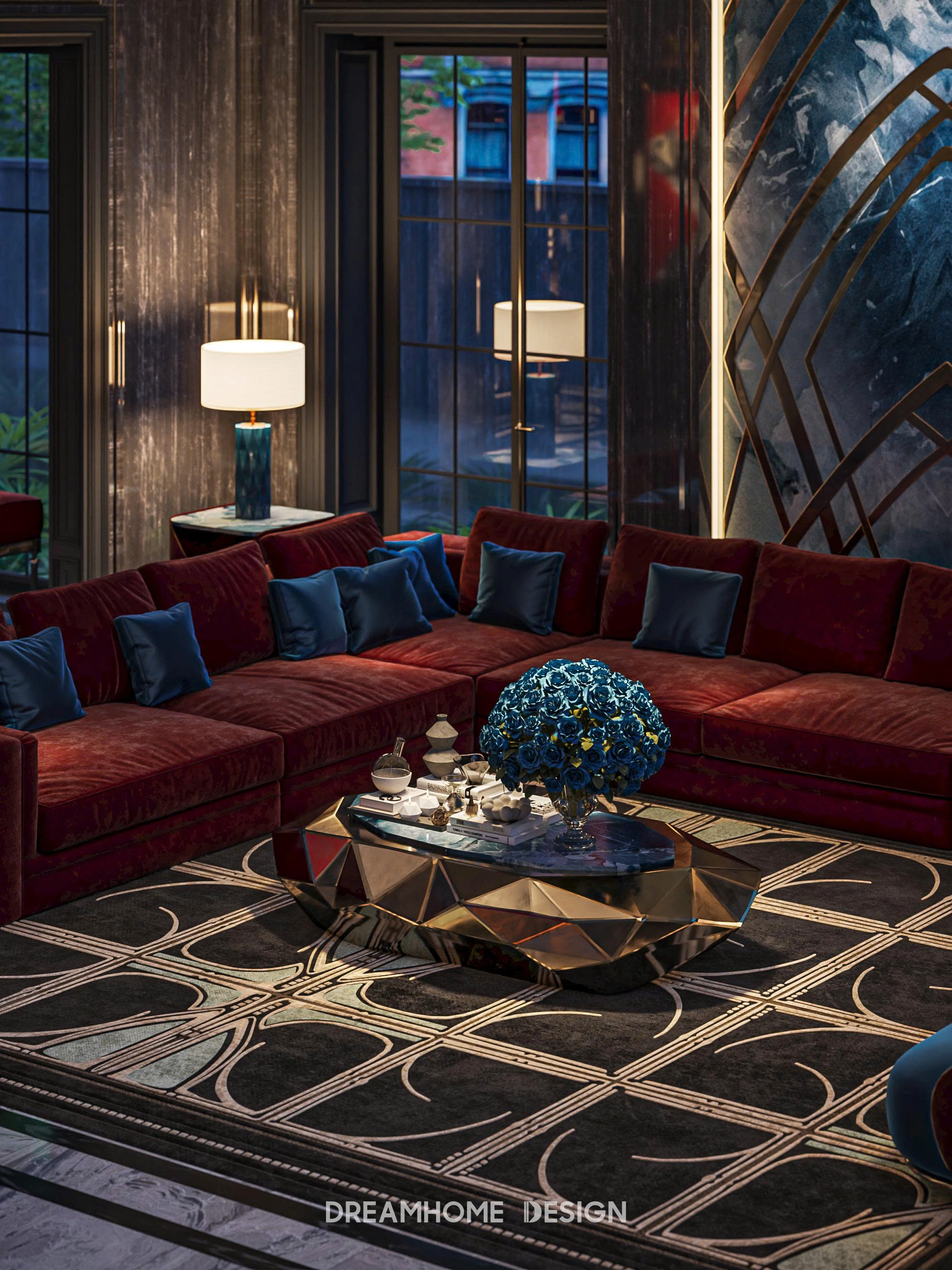 thiết kế nội thất biệt thự hoàng gia