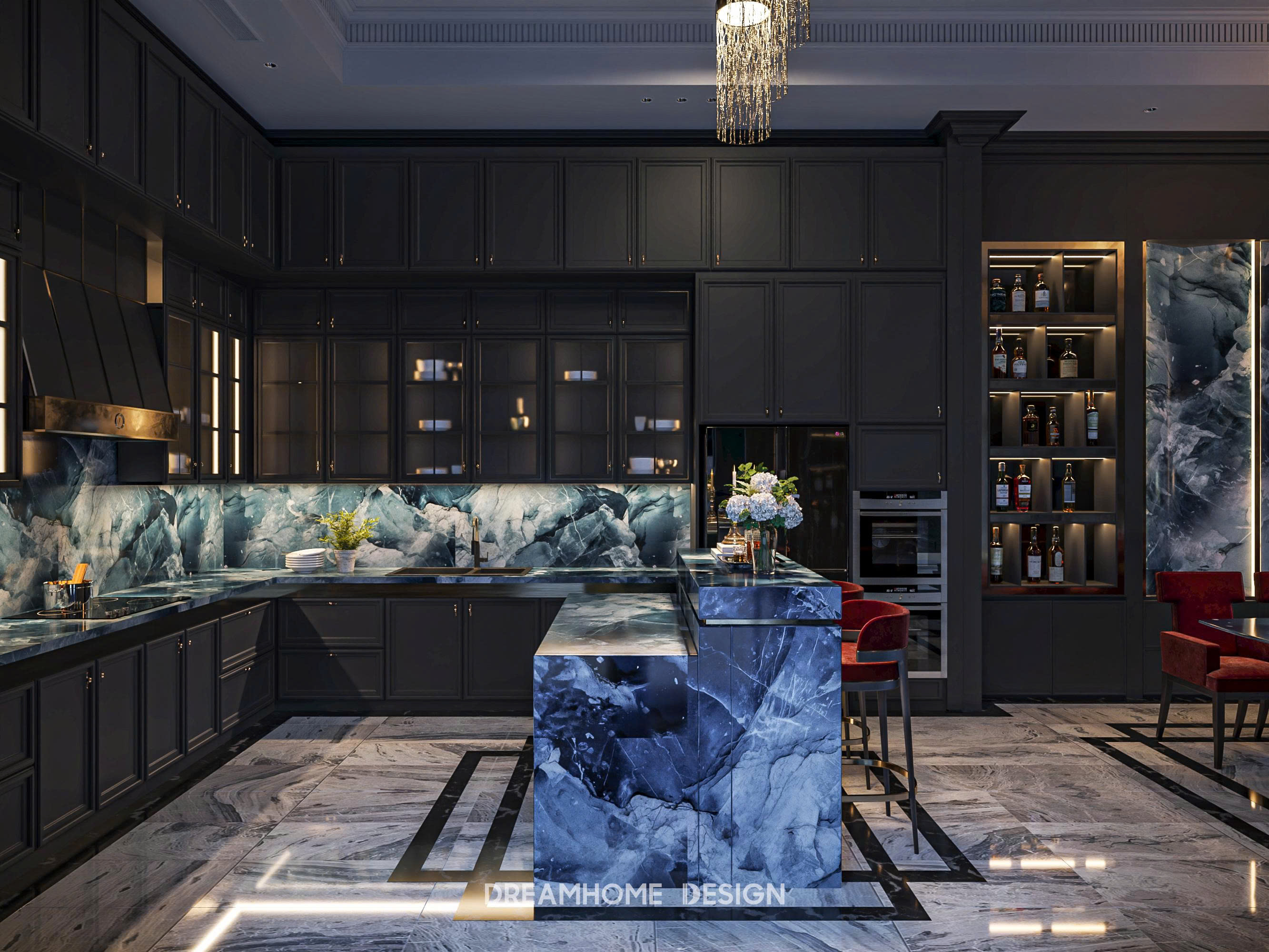 thiết kế nội thất biệt thự hoàng gia