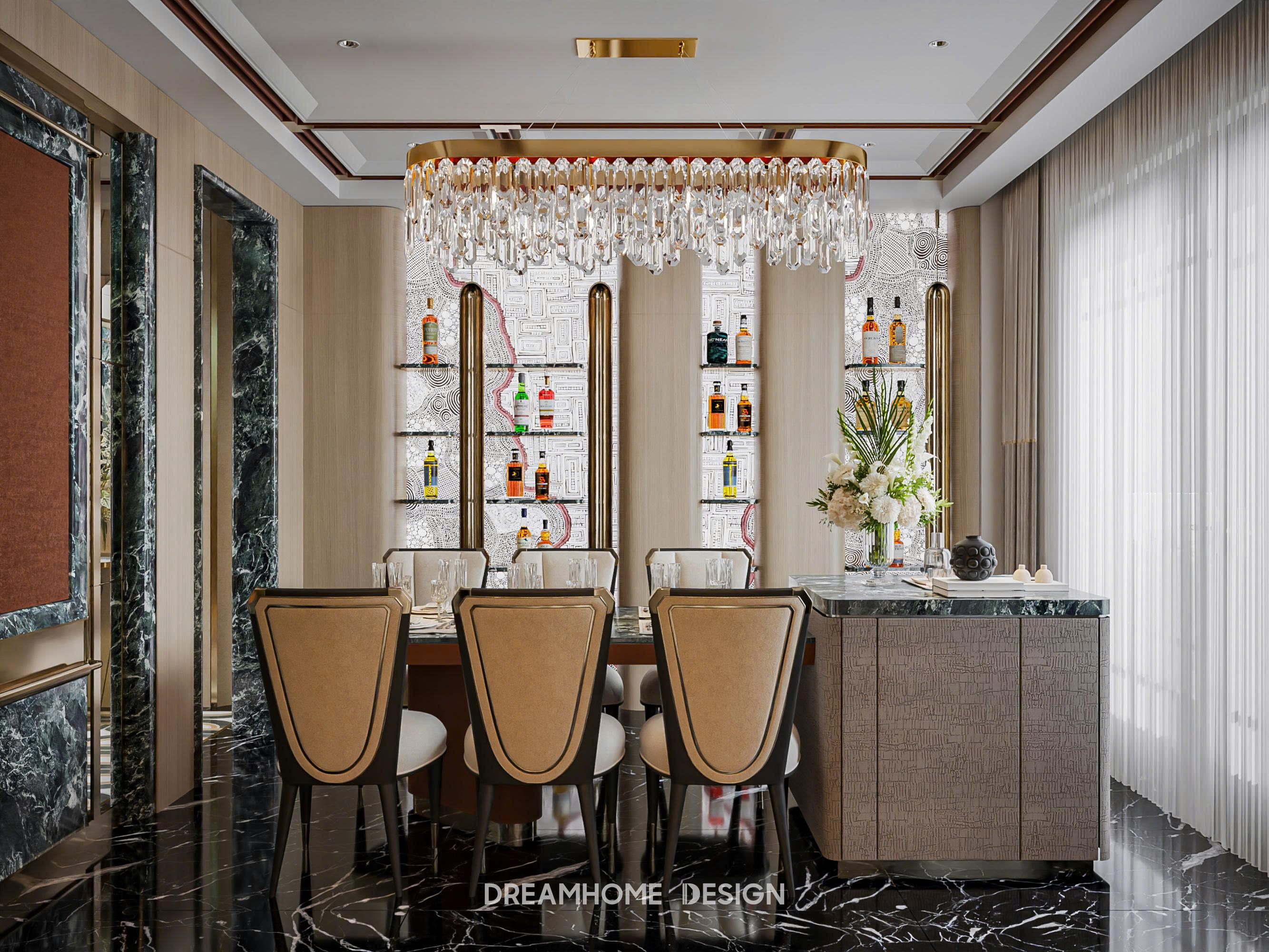 thiết kế nội thất siêu sang