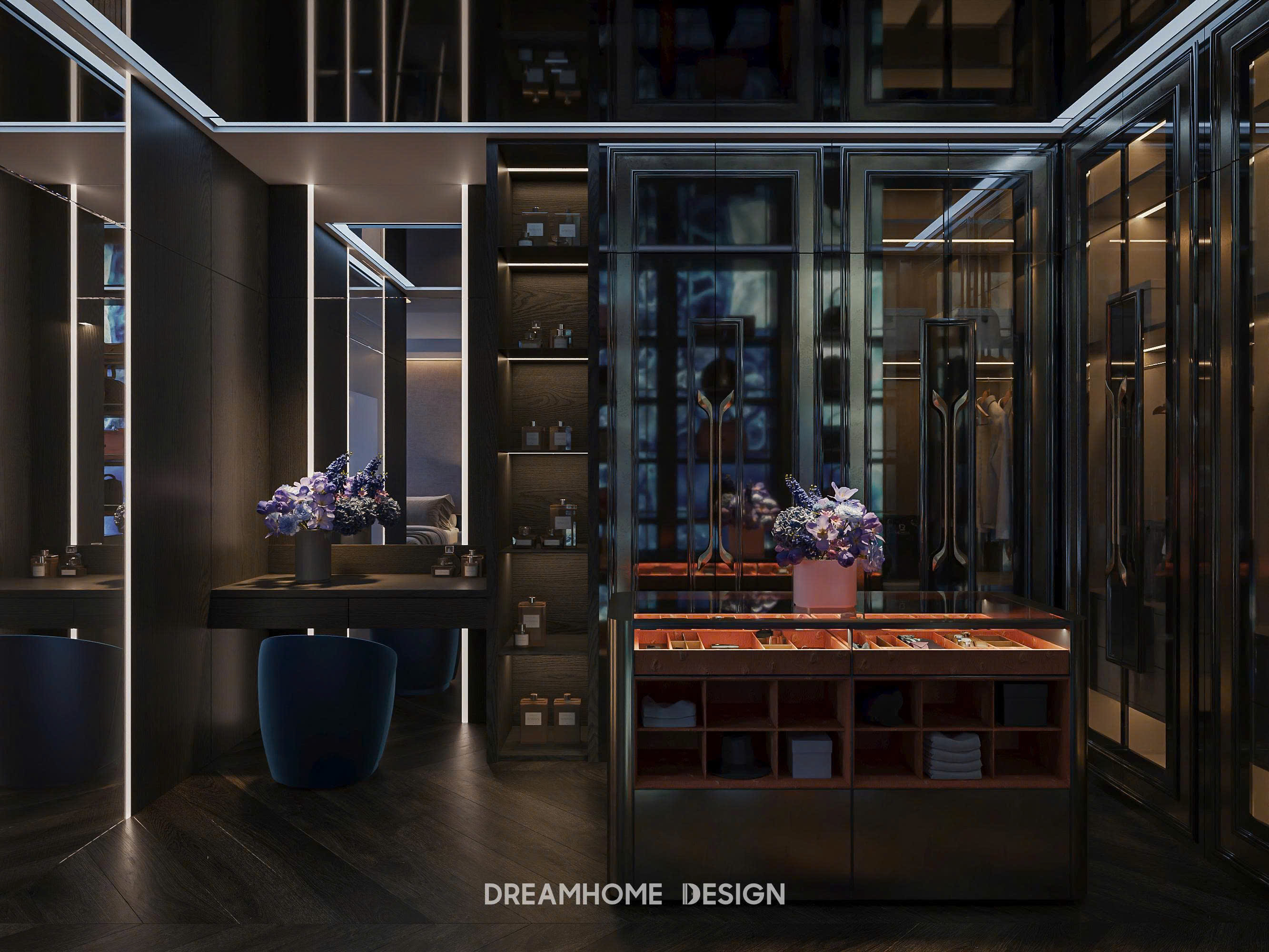 thiết kế nội thất biệt thự Đảo Vua