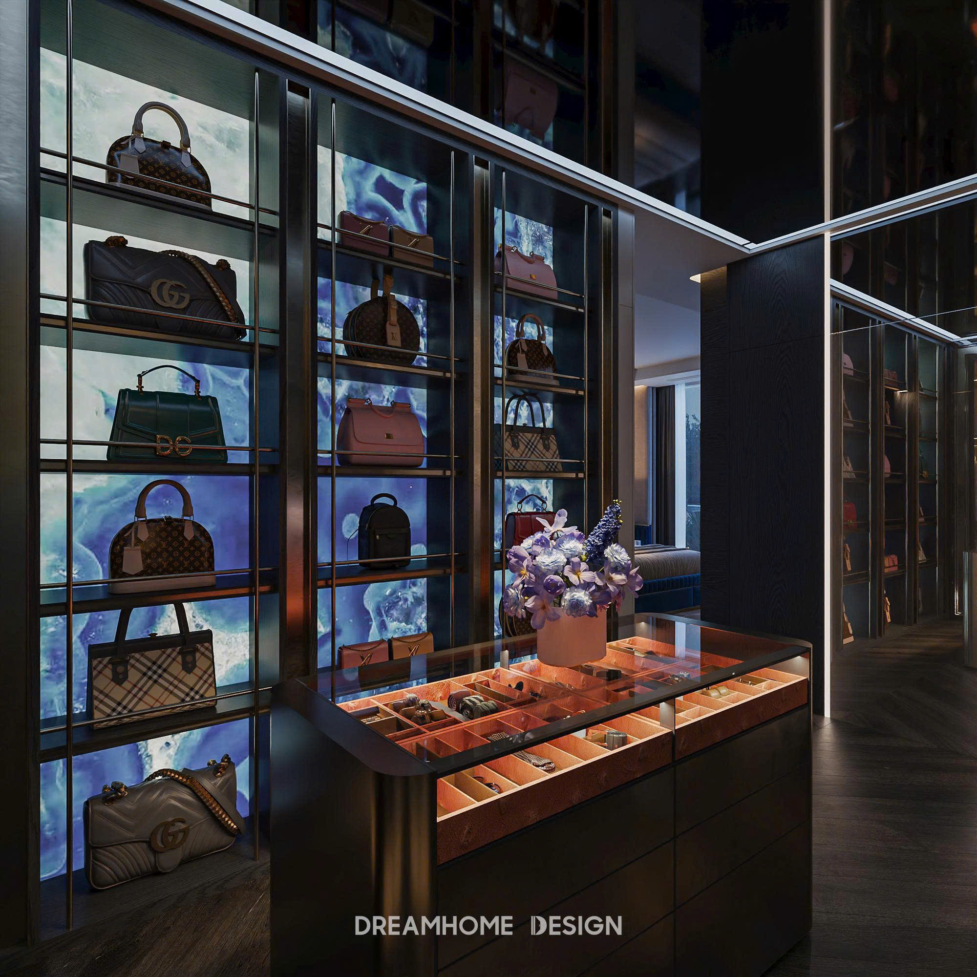 thiết kế nội thất biệt thự Đảo Vua