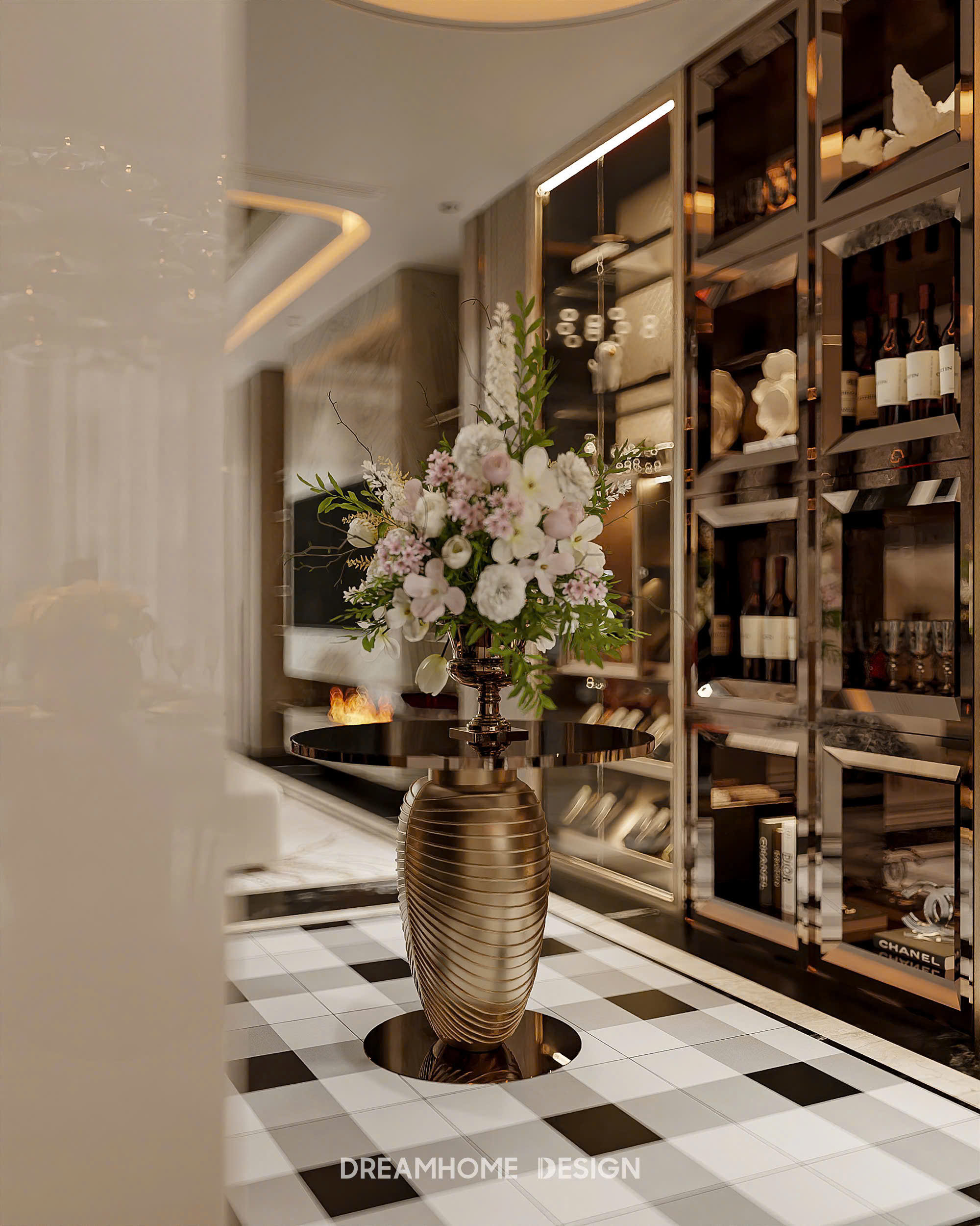 thiết kế nội thất biệt thự hoàng gia