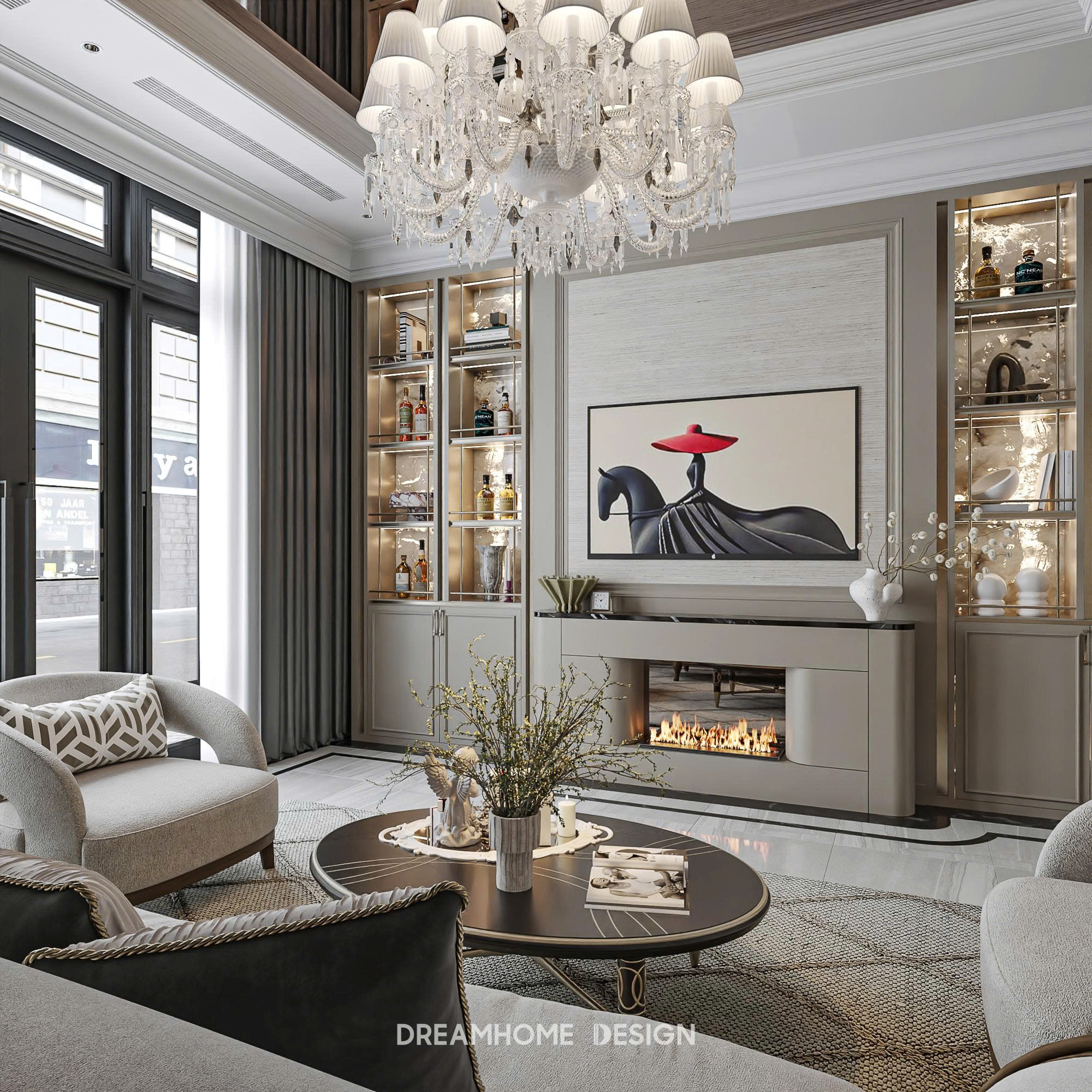 thiết kế nội thất vinhomes cổ loa