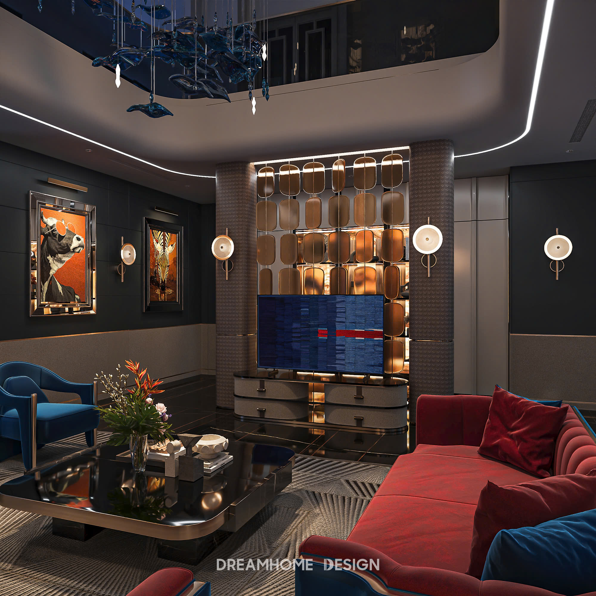 xu hướng thiết kế phòng khách