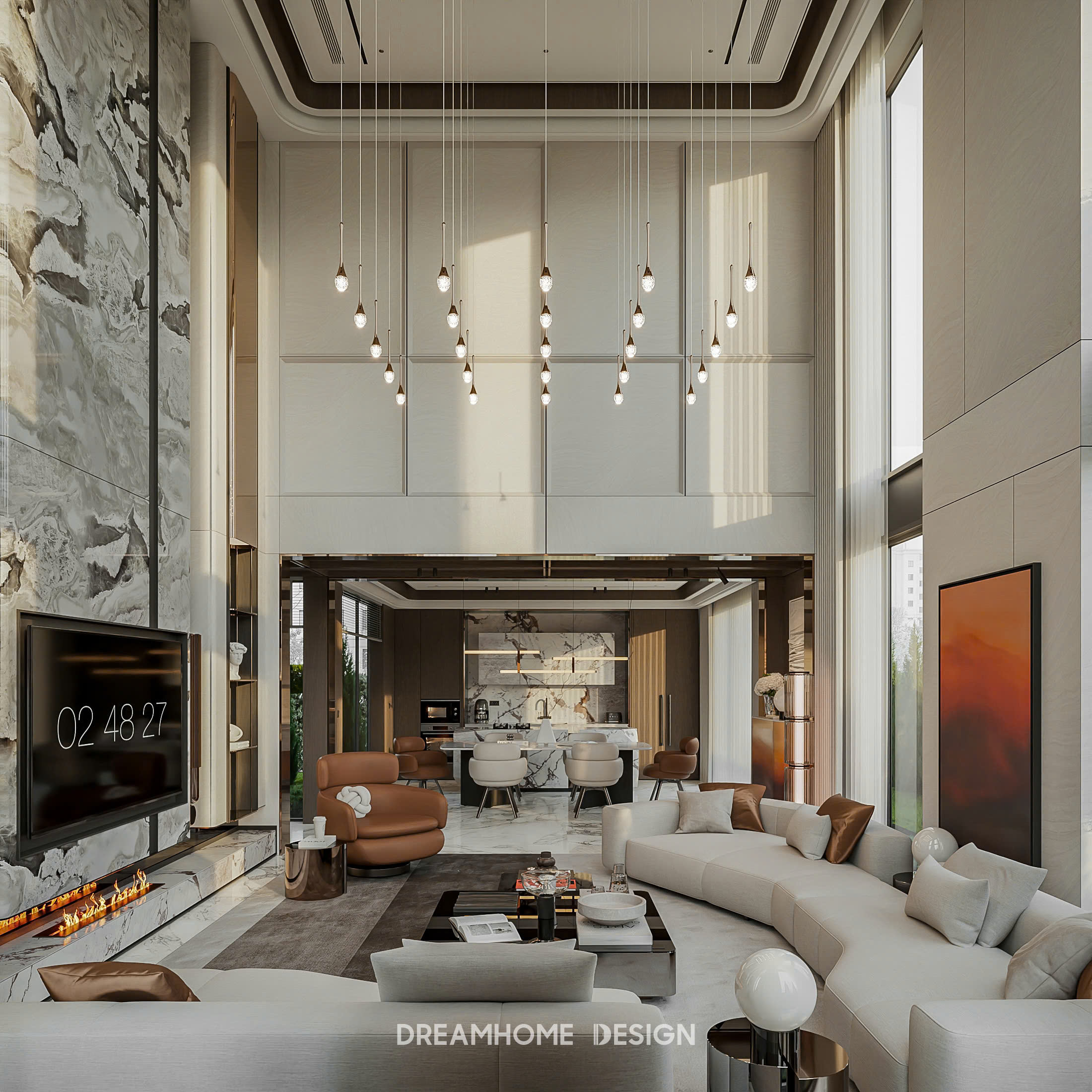 xu hướng thiết kế phòng khách