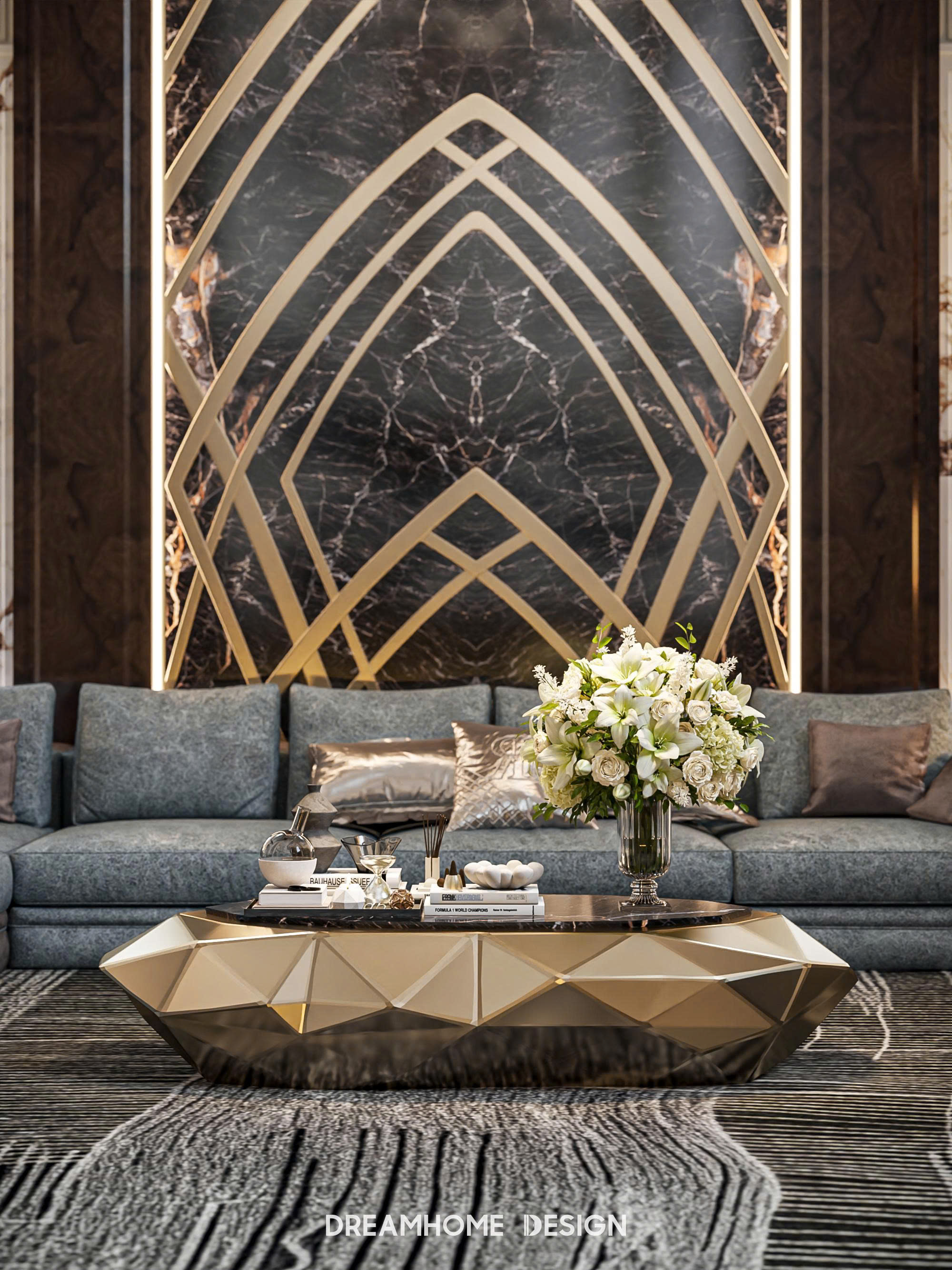 xu hướng thiết kế phòng khách