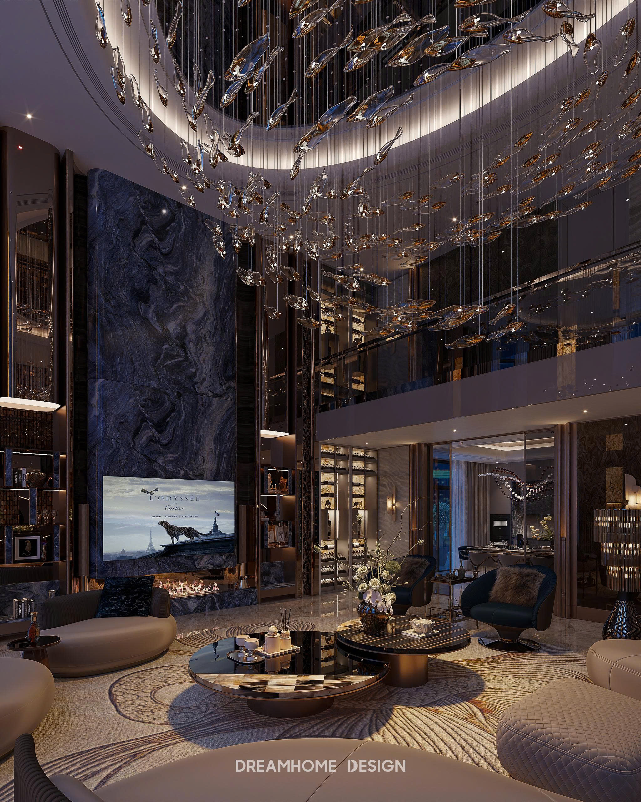 mẫu phòng khách sang trọng