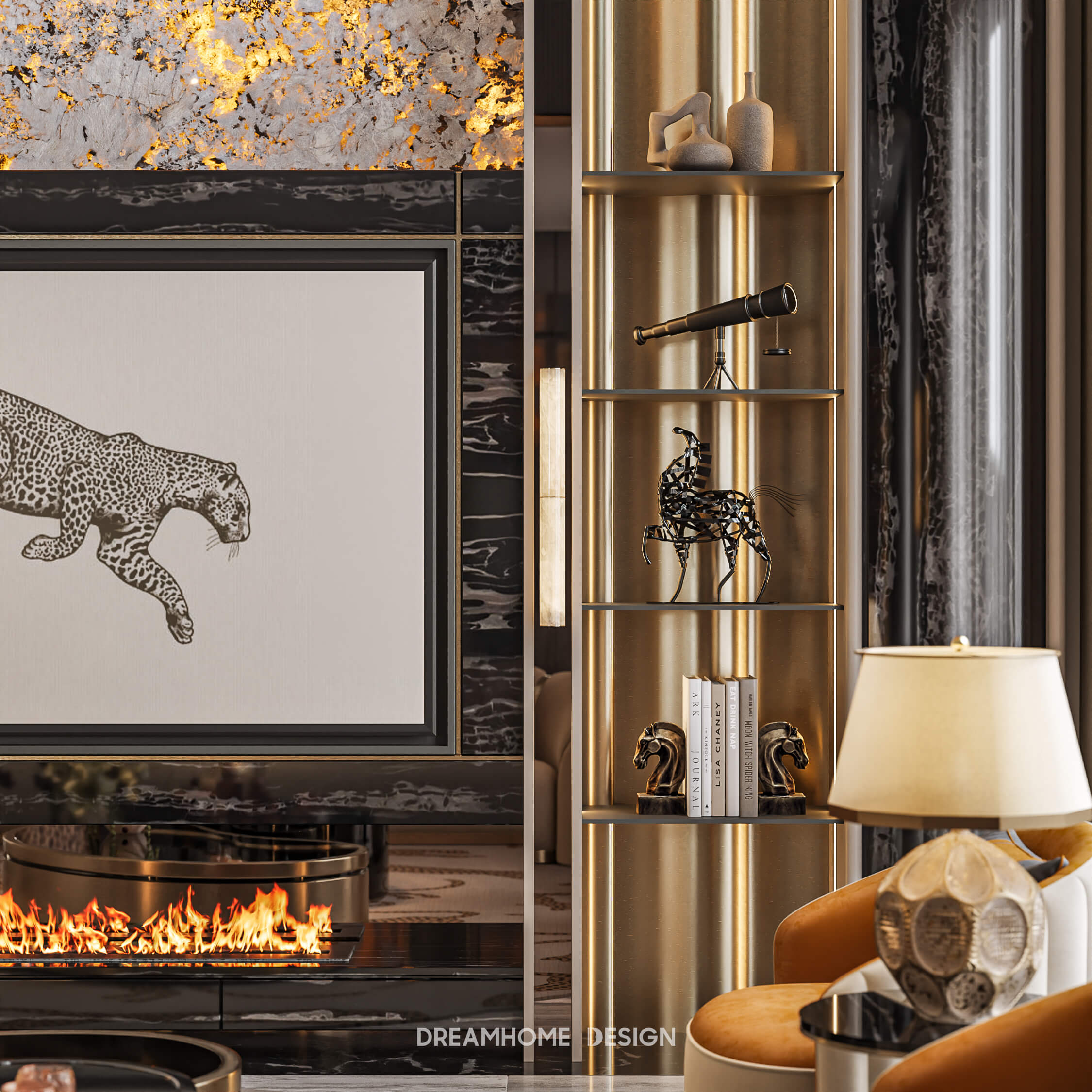 mẫu phòng khách sang trọng