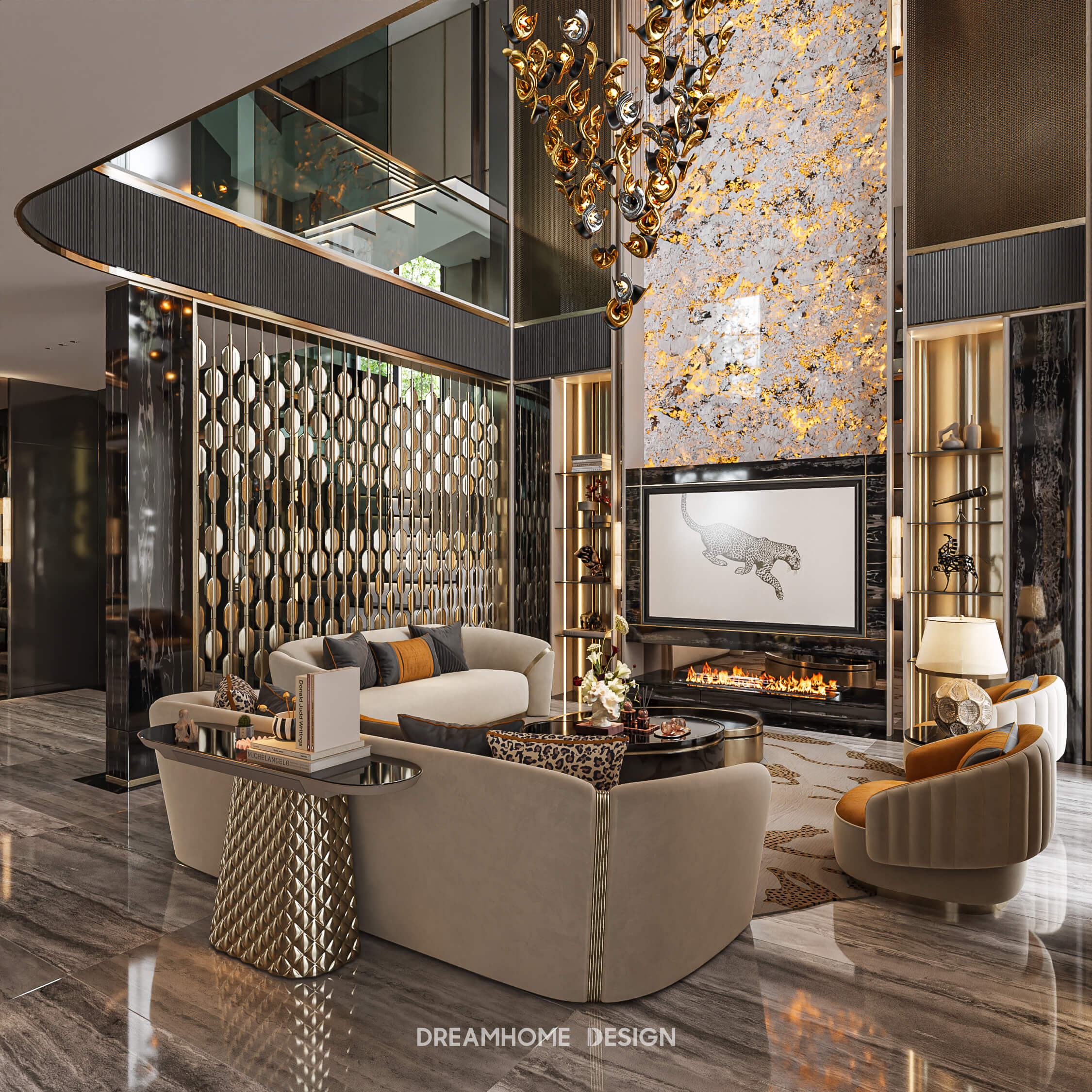 mẫu phòng khách sang trọng