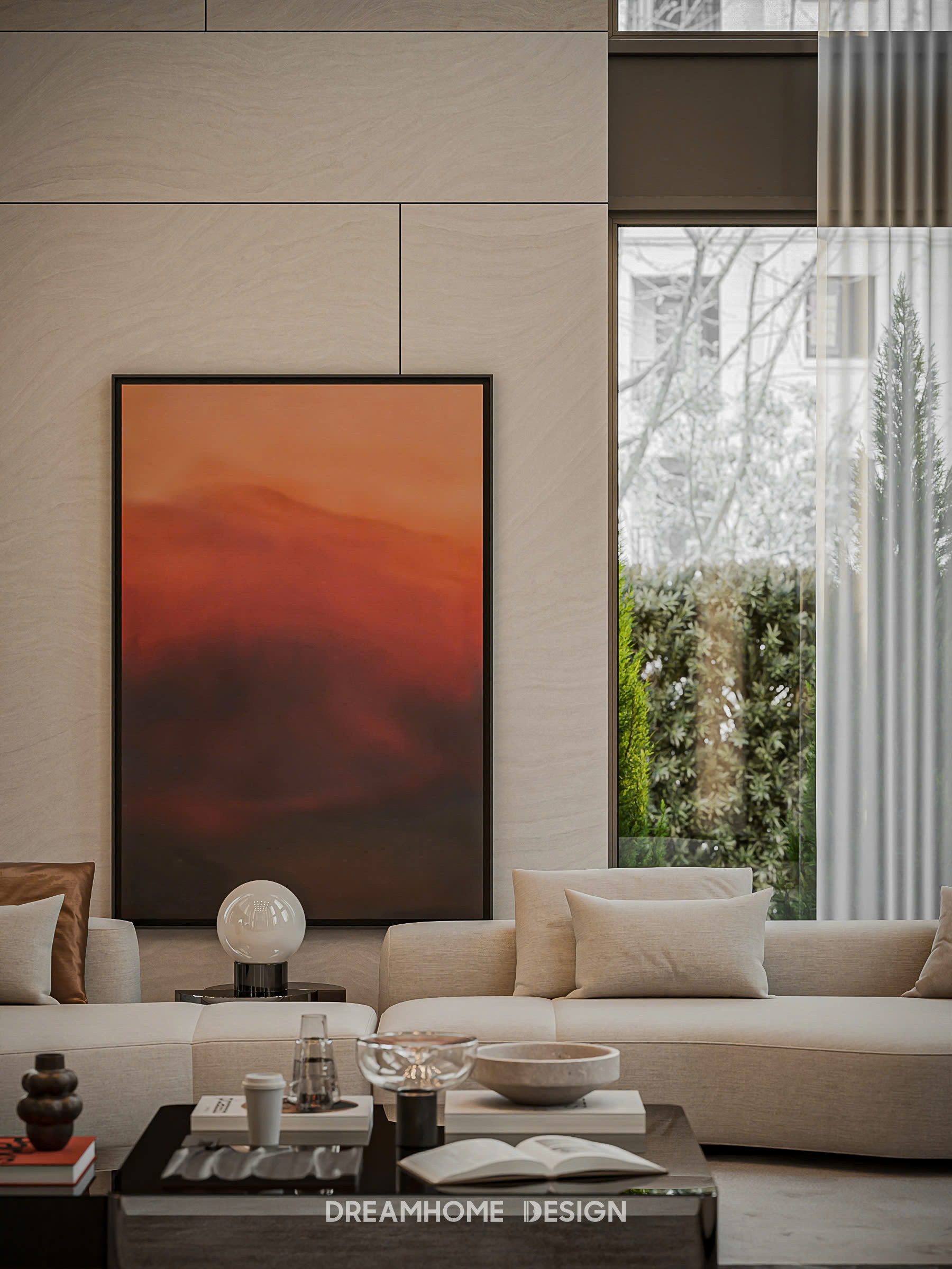 mẫu phòng khách sang trọng