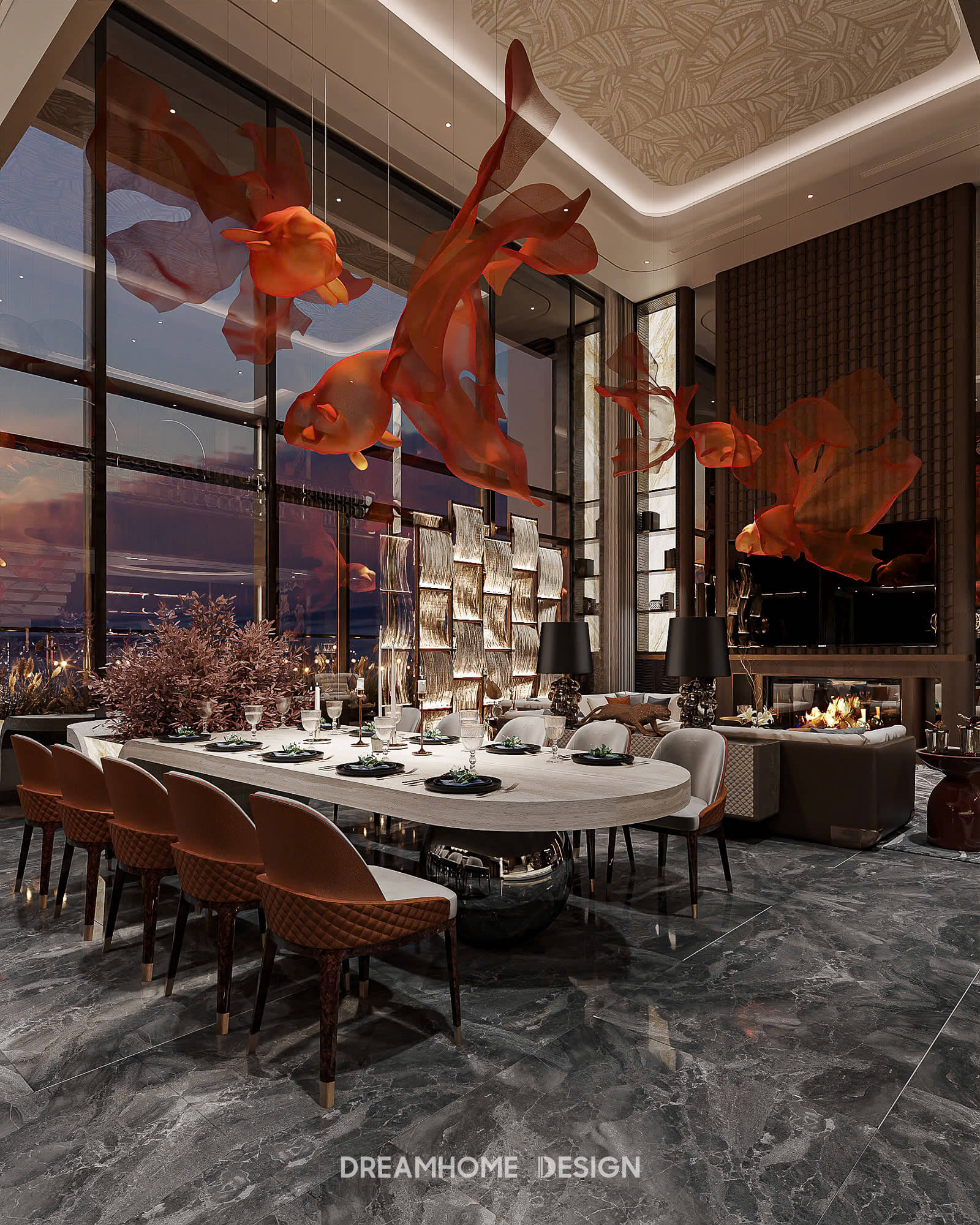 thiết kế nội thất noble crystal