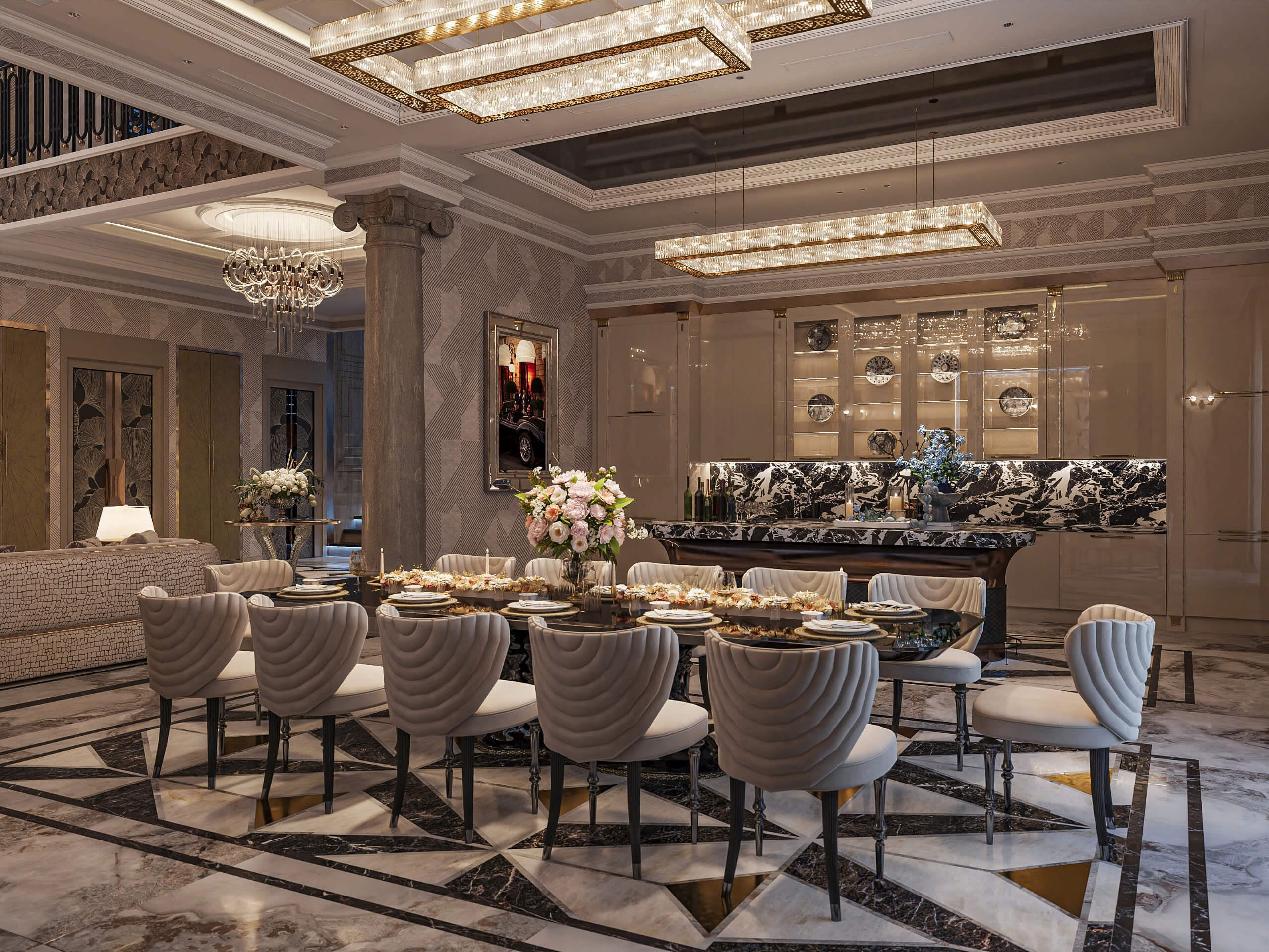 thiết kế nội thất noble crystal