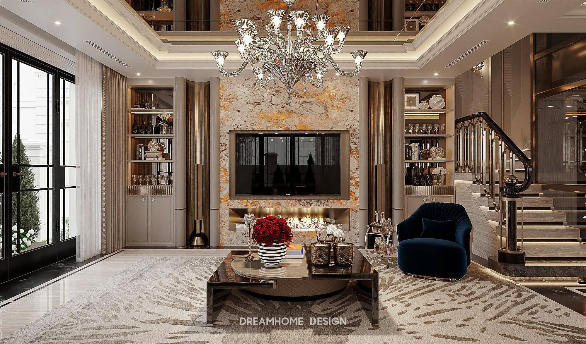 thiết kế nội thất vinhomes cổ loa
