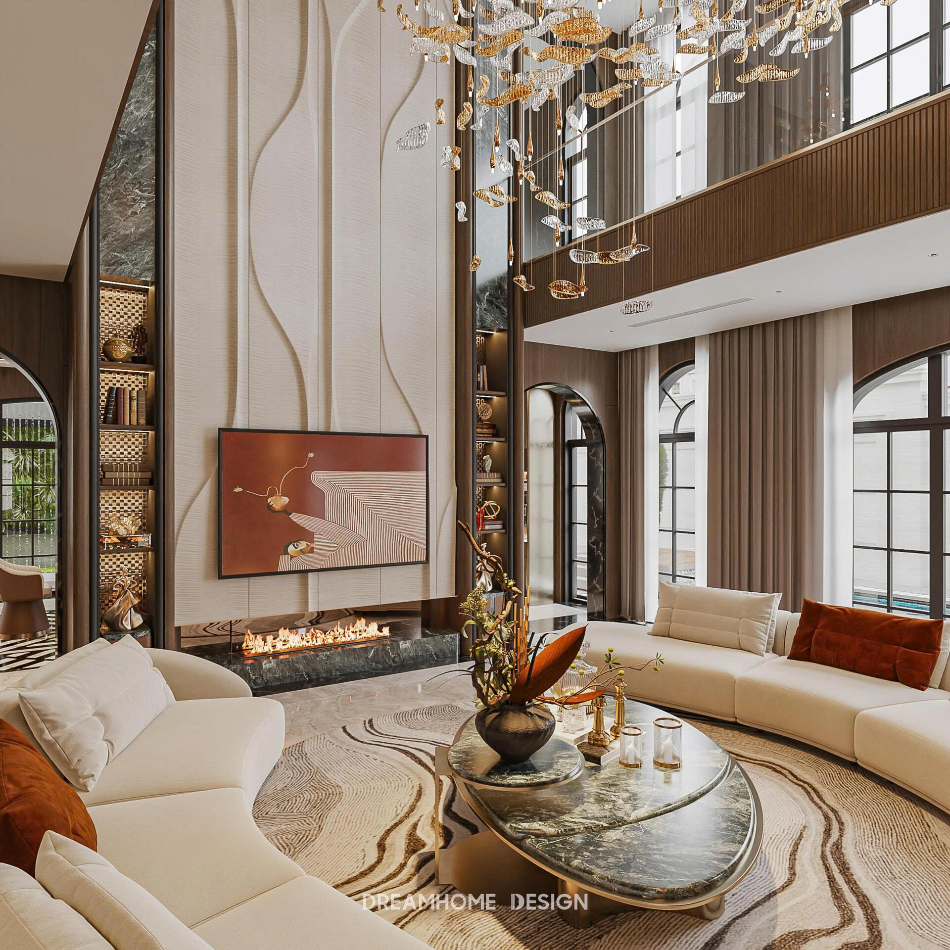 nội thất biệt thự vinhomes vũ yên 