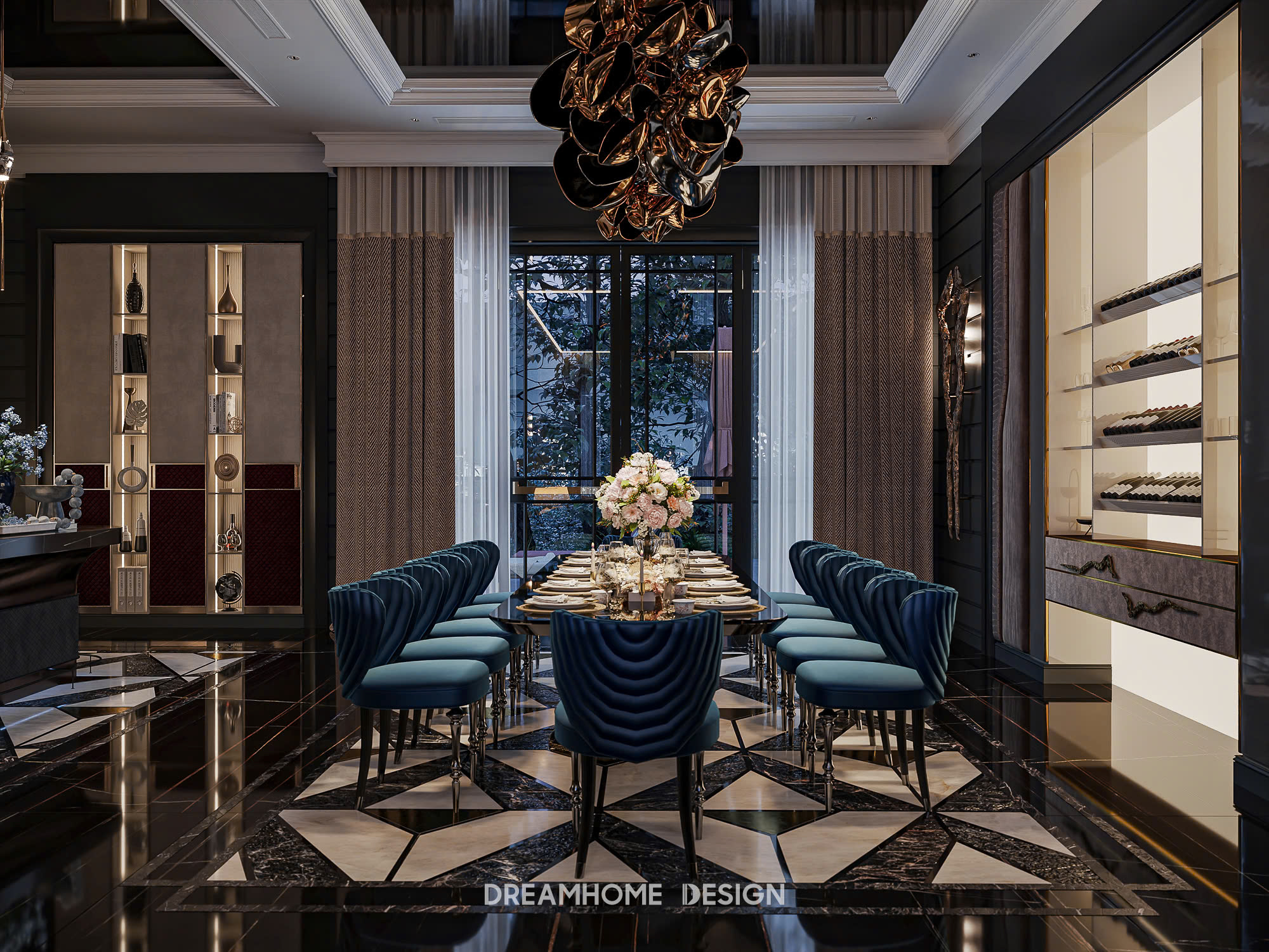 nội thất biệt thự vinhomes vũ yên 