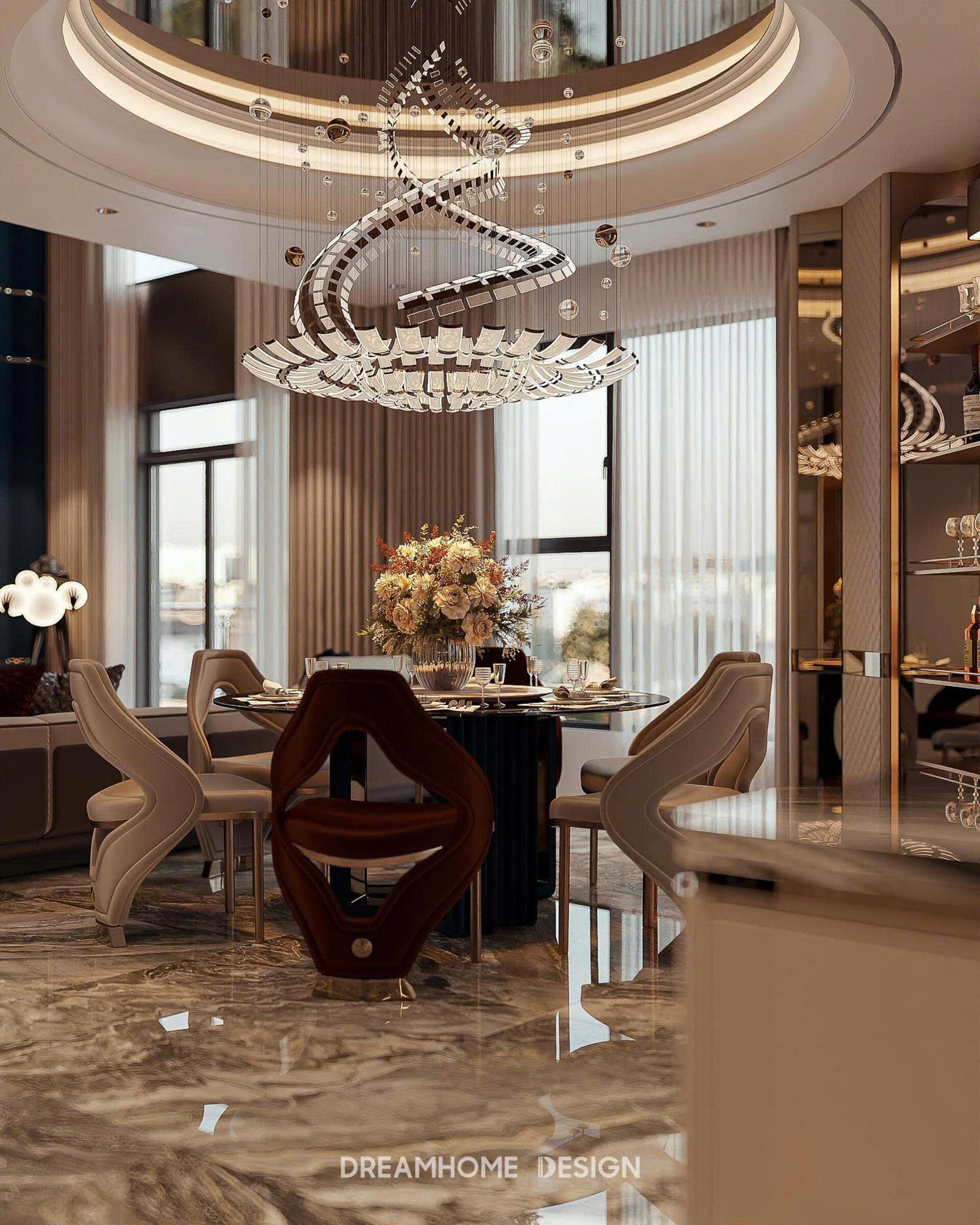 thiết kế nội thất biệt thự vinhomes cổ loa