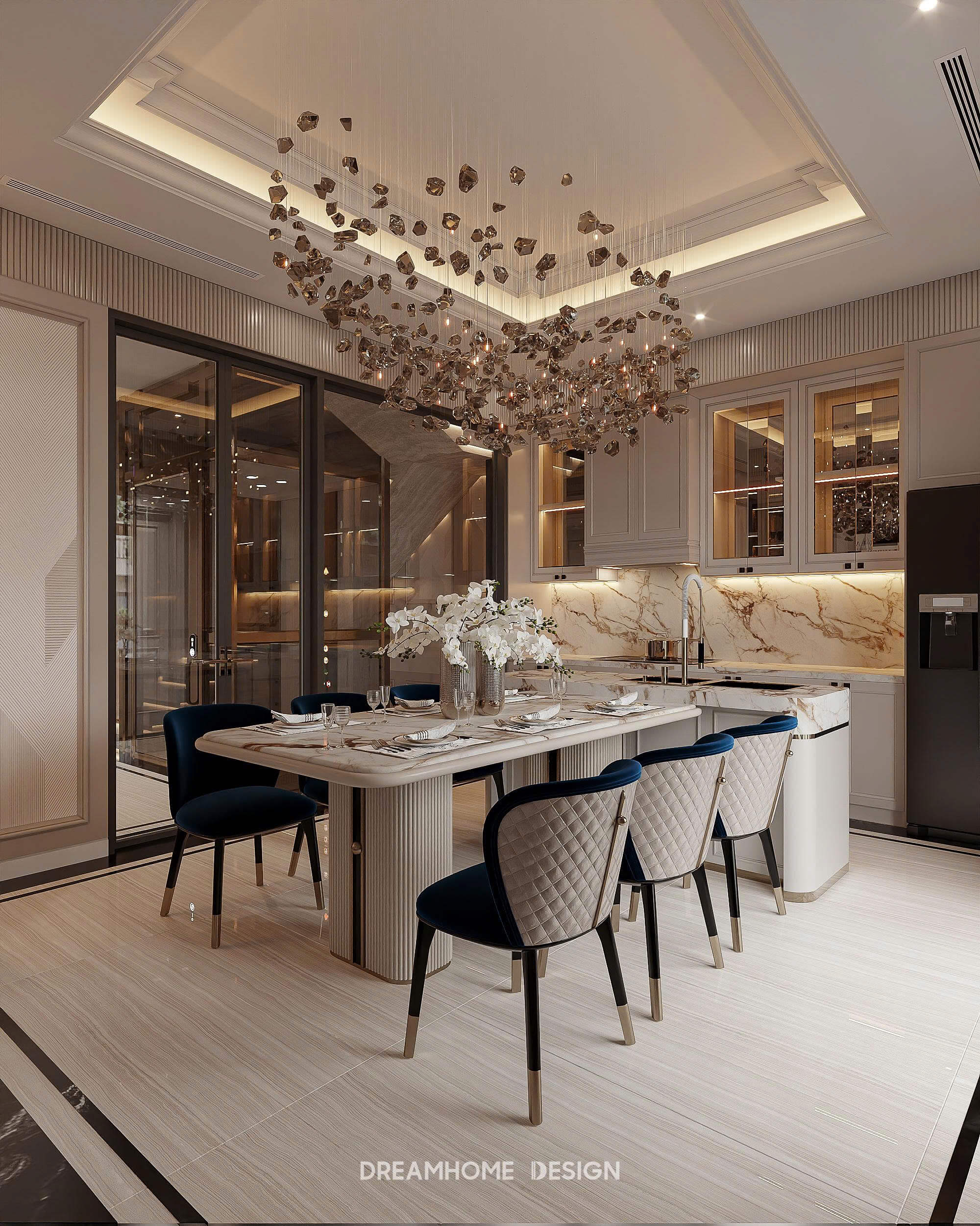 thiết kế nội thất vinhomes đan phượng